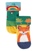 Verspielten Umschlag Socken, 2er Pack 