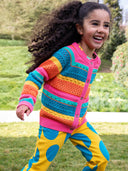 Rowe Regenbogen-Strickjacke