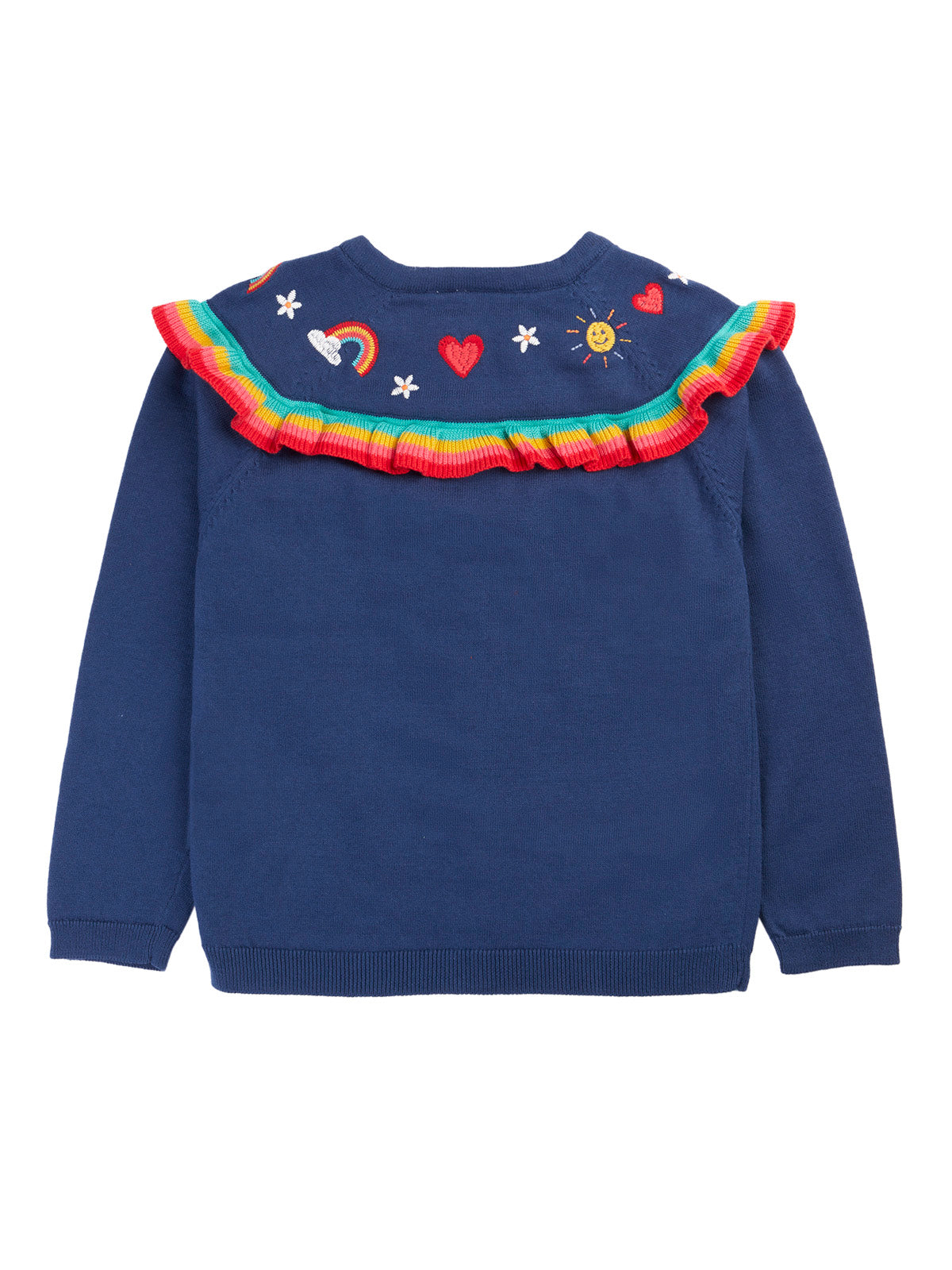 Romi Ruffle Cardigan | Frugi - Love Organic