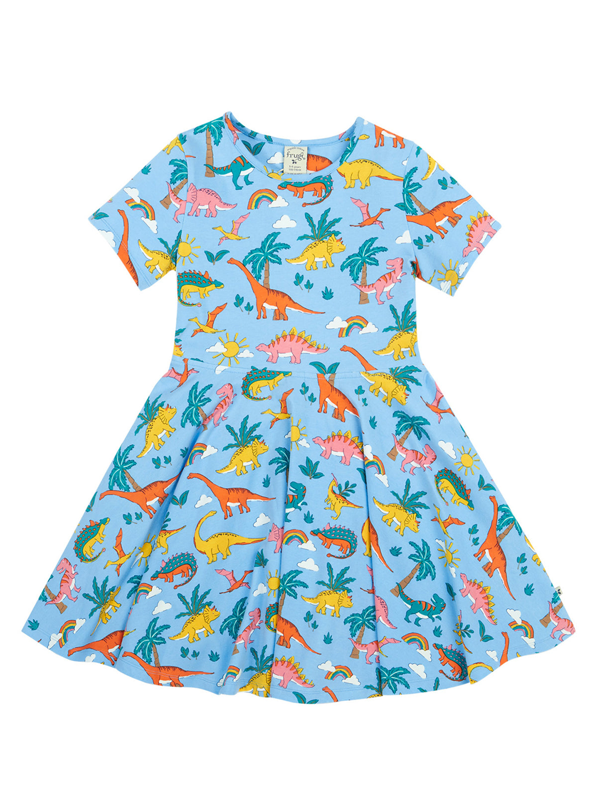 frugi rainbow skater dress Hipbaby