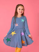 Applique Skater Dress